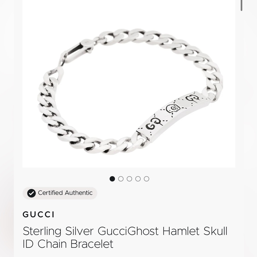 Gucci skull bracelet